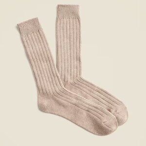 J. Crew Ribbed cotton-blend socks